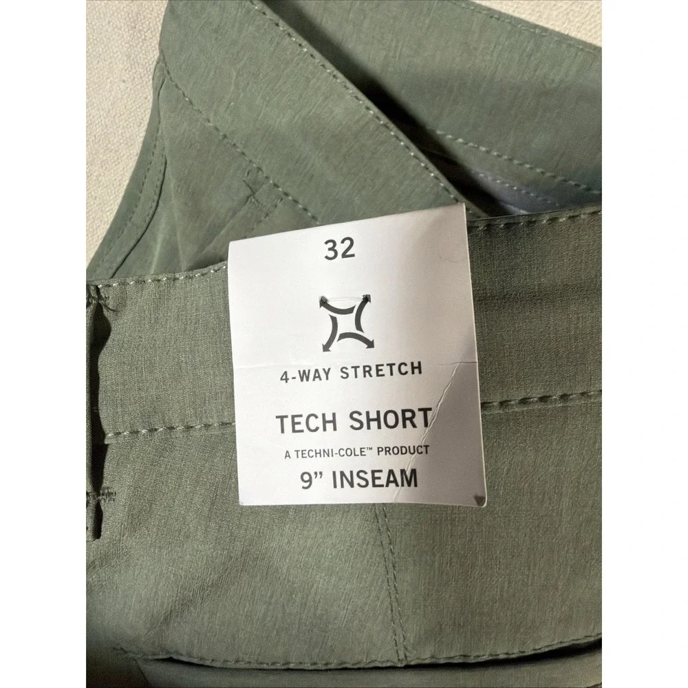 Kenneth Cole Tech Shorts Lightweight Stretch Wicking 9
